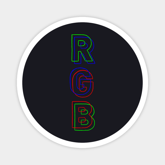 RGB (Vertical) Magnet by ninthtale